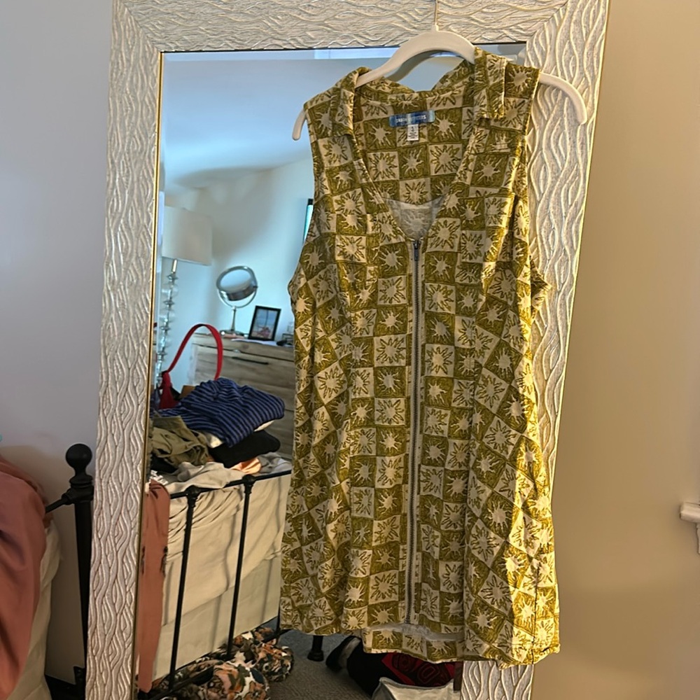 UO sun patter zipper dress